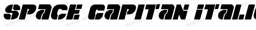 Space Capitan Italic字体转换
